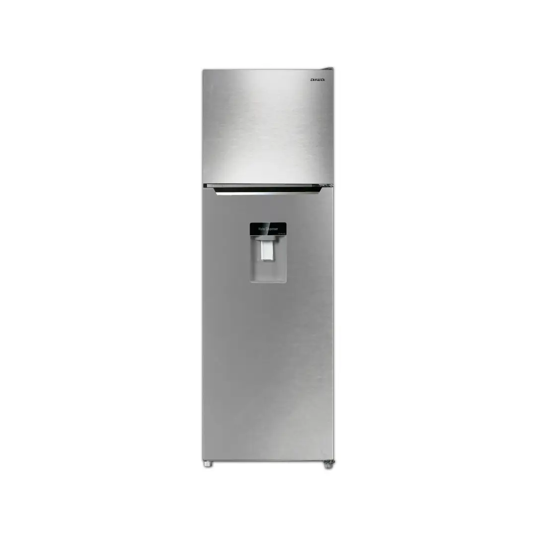 3ba396_2e8ff56319b8416f95a5bb6f7e354cb5mv2.png Refrigeradora Aiwa Top Mount / AWHRC26501 / 9 CuFt / Acero Inoxidable - Imagen 1