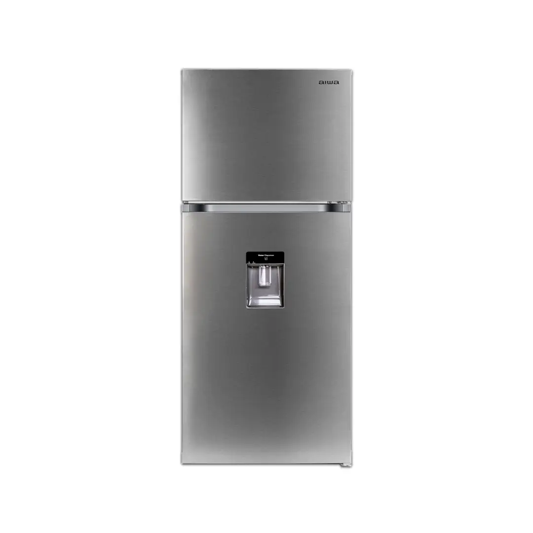 3ba396_f7535f01c87c4fd6b93dbbe340158408mv2.png Refrigeradora Aiwa Top Mount / AWHRC43502 / 14.5 CuFt / Acero Inoxidable - Imagen 1