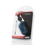 Argom Tech Optical Mouse Retractable USB (ARG-MS-0008BL), Blue -2