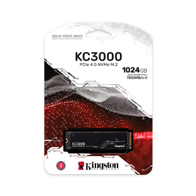 Disco Sólido Kingston KC3000 - PCIe 4.0 / M.2 / 1TB