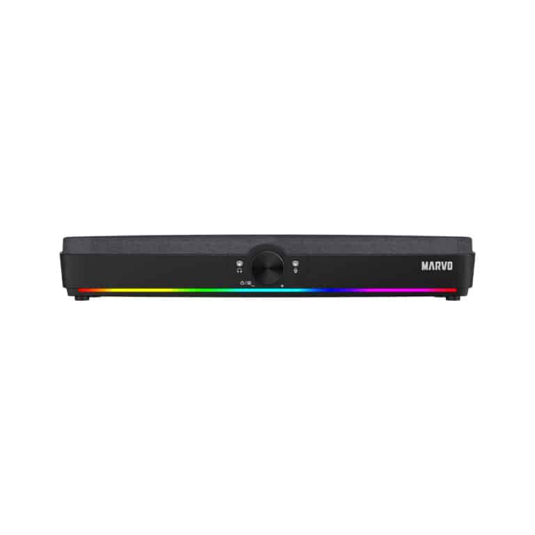 Barra de Sonido Marvo - USB / Bluetooth / RGB