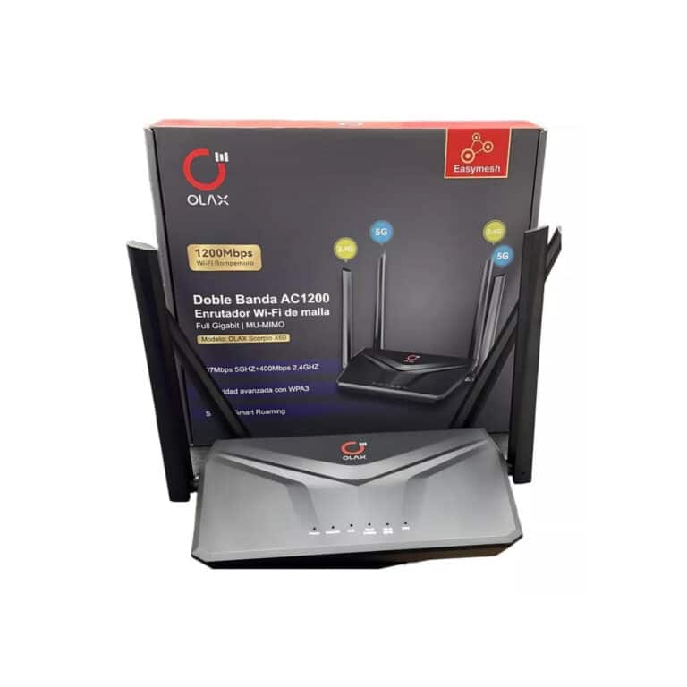 Router Olax ScorpioX60 - Dual Band AC1200 /Wi-Fi / MU-MIMO