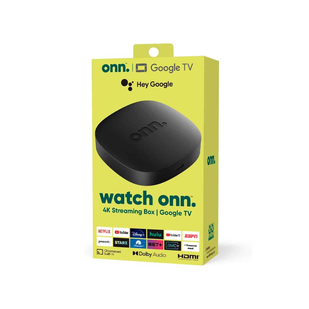 onn. 4K Streaming Box with Google TV (110125667) Onn 4K Streaming Box - Google TV