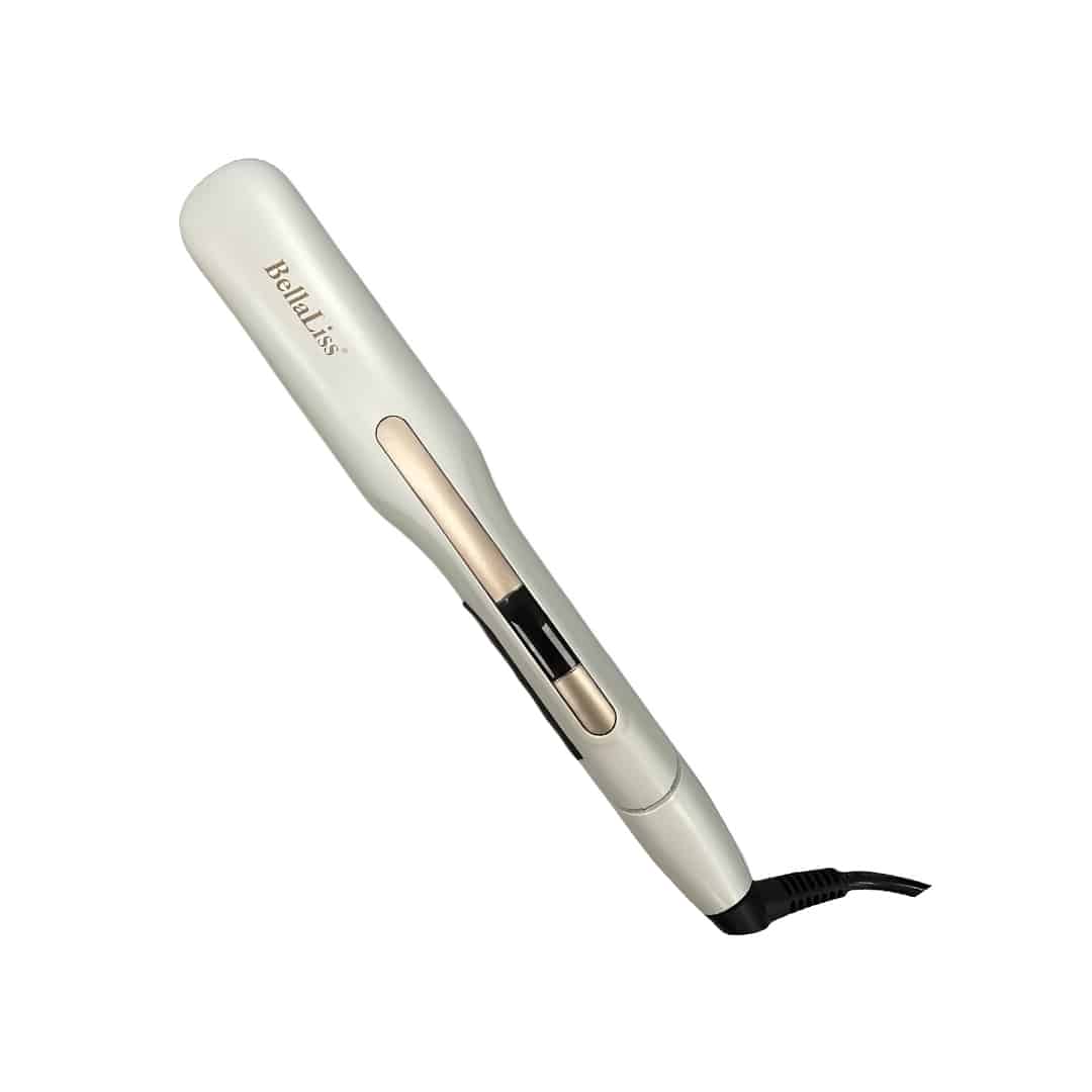 Bellaliss Plancha de Cabello BELLA-739A Delgada, Blanco-Dorado Bellaliss Plancha de Cabello BELLA-739A Delgada, Blanco-Dorado