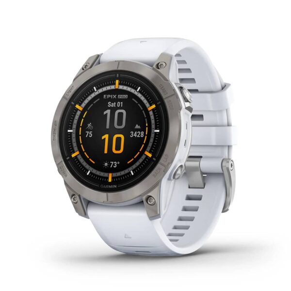 Garmin Epix Pro (Gen 2) Sapphire Edition 47mm (010-02803-20) Titanium with Whitestone Band