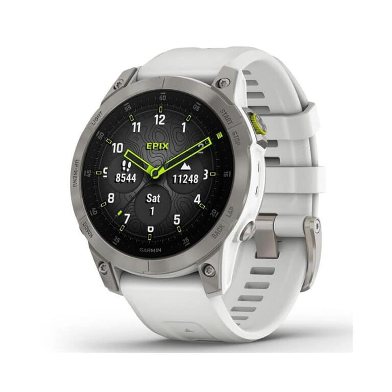 Garmin epix Gen 2 Sapphire Edition 47mm (010-02582-20), White Titanium with White Band