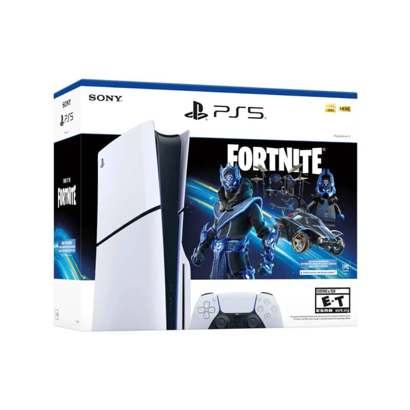 Consola Sony Playstation 5 Slim Disc Drive - Fortnite Cobalt Star Bundle / 1TB
