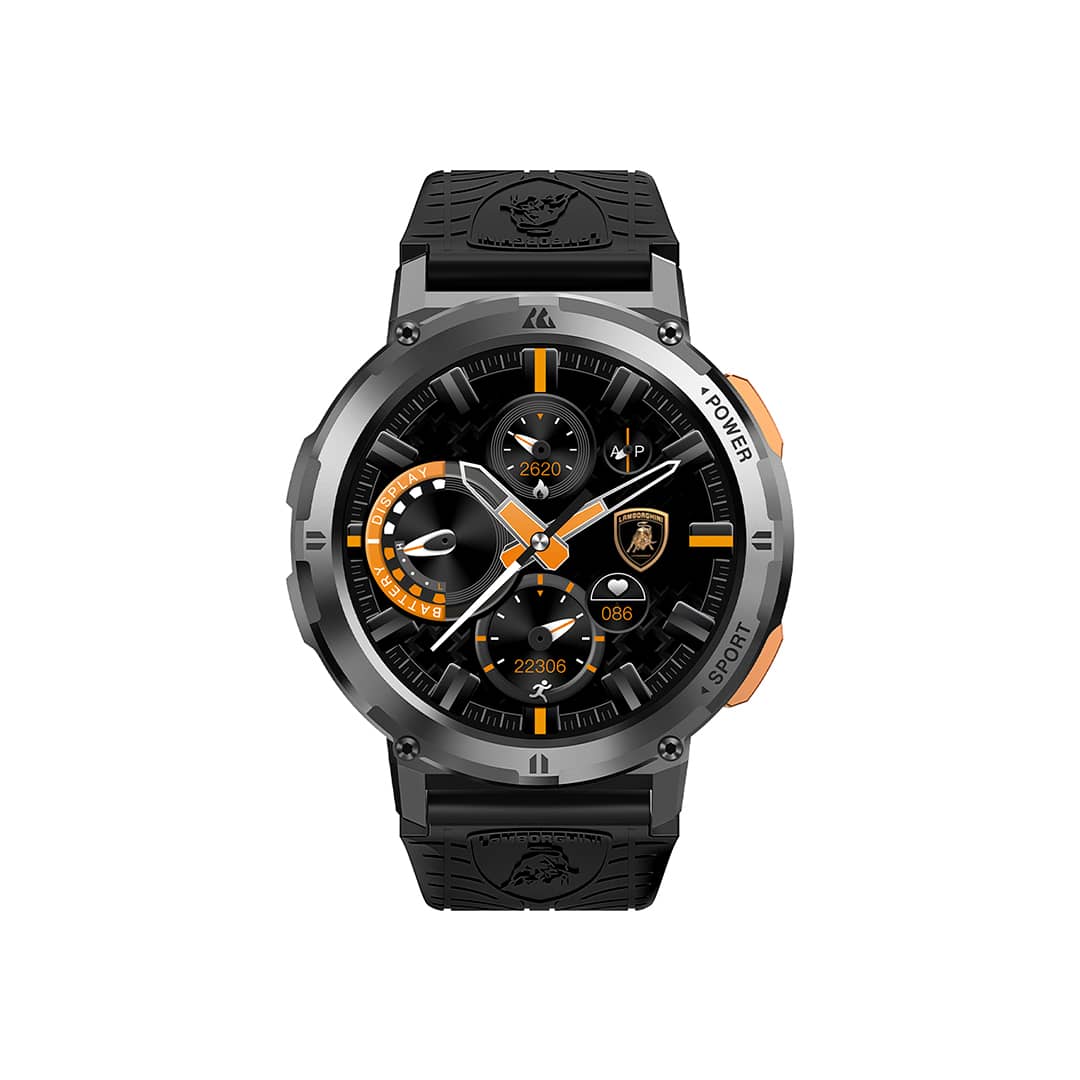 Lamborghini Lambo Smartwatch Aventador Cerchio LB-SW Nero Cerchio Reloj Inteligente Lamborghini Lambo Aventador Cerchio - LB-SW Nero Cerchio