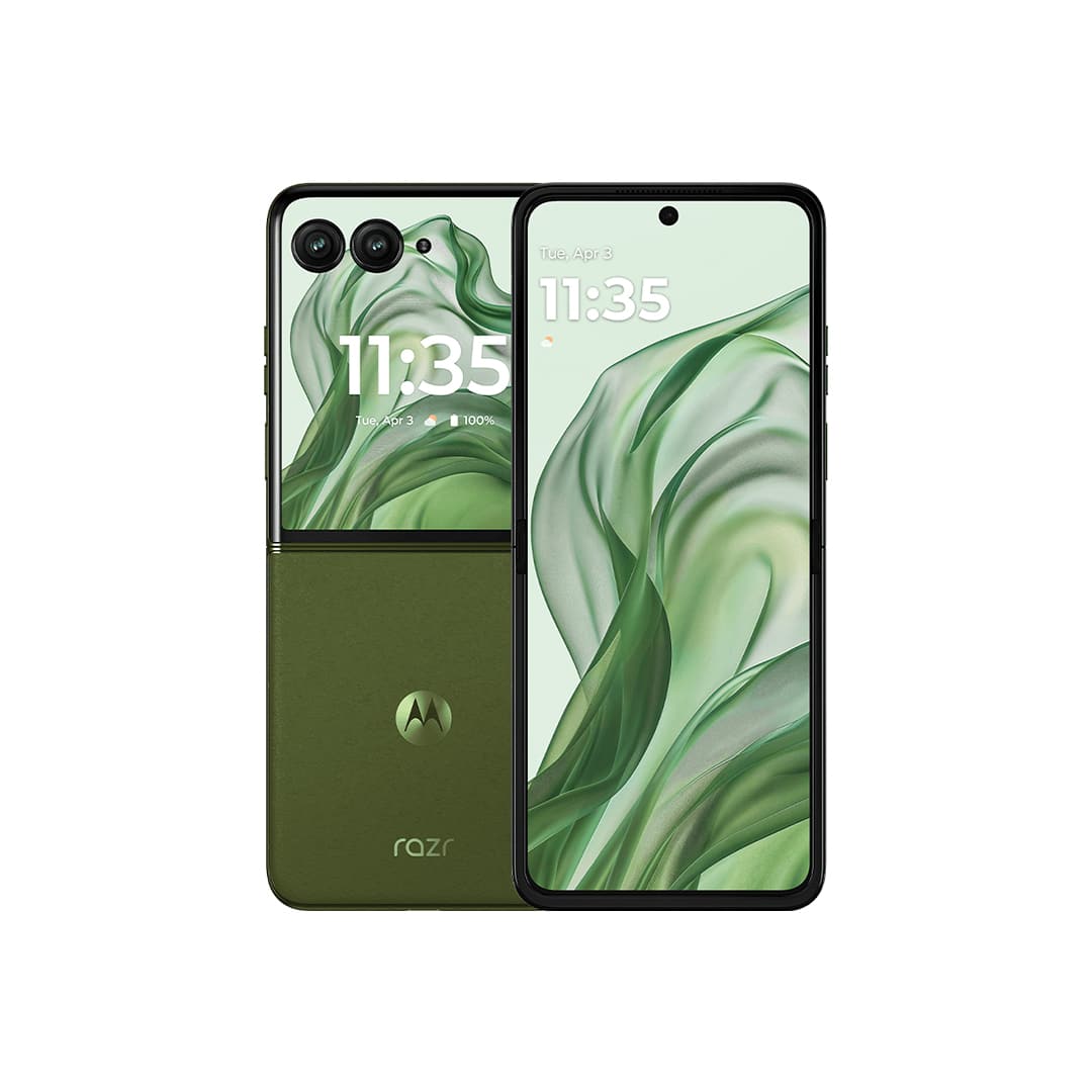 Motorola Razr 50 Ultra 5G 12GB 512GB, Green Verde Nori Teléfono Celular Motorola Razr 50 Ultra 5G - 6.9" / 12GB / 512GB