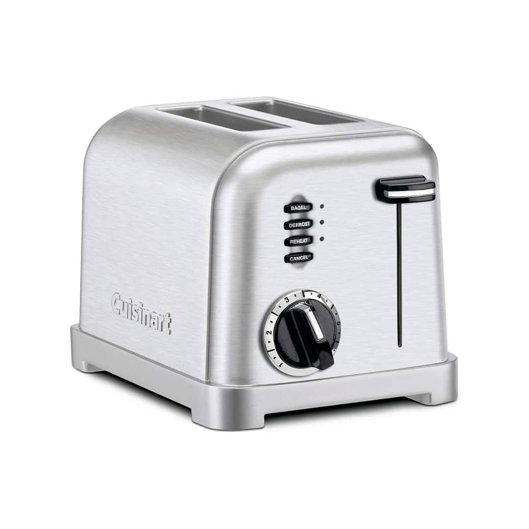 Cuisinart 2 Slice Metal Classic Toaster CPT-160P1 Tostadora Cuisinart 2 Slice - CPT-160P1