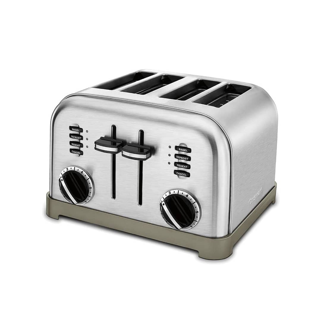 Cuisinart 4 Slice Metal Classic Toaster CPT-180P1 Tostadora Cuisinart 4 Slice Metal - Classic / CPT-180P1