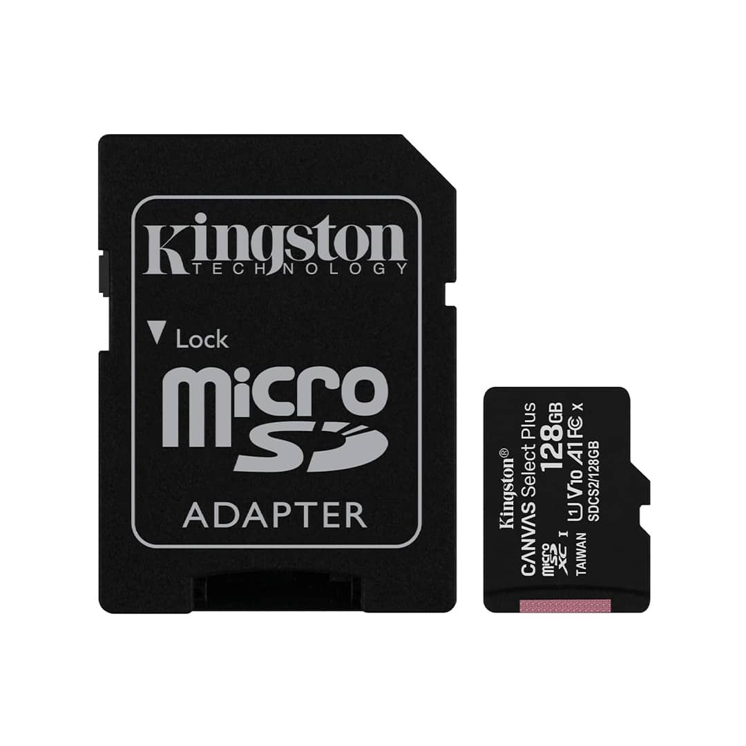 Kingston Canvas Select Plus microSDXC UHS-I 128GB (SDCS2 128GB) -2 Tarjeta Kingston microSDXC Canvas Select Plus