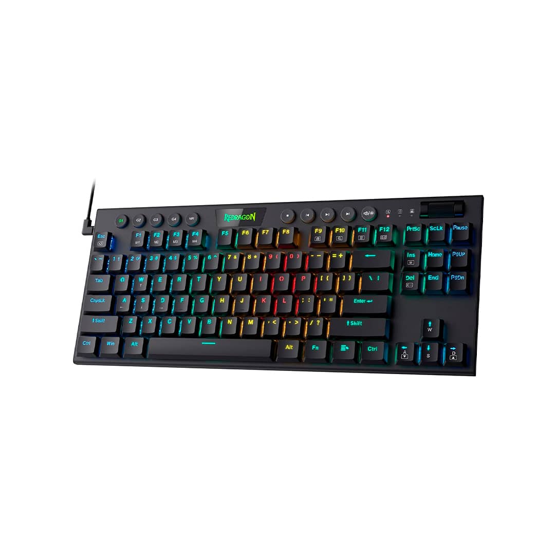 Redragon Horus TKL RGB Mechanical Keyboard K622-RGB SPA, Black-Red (1) Teclado Redragon Horus TKL - RGB
