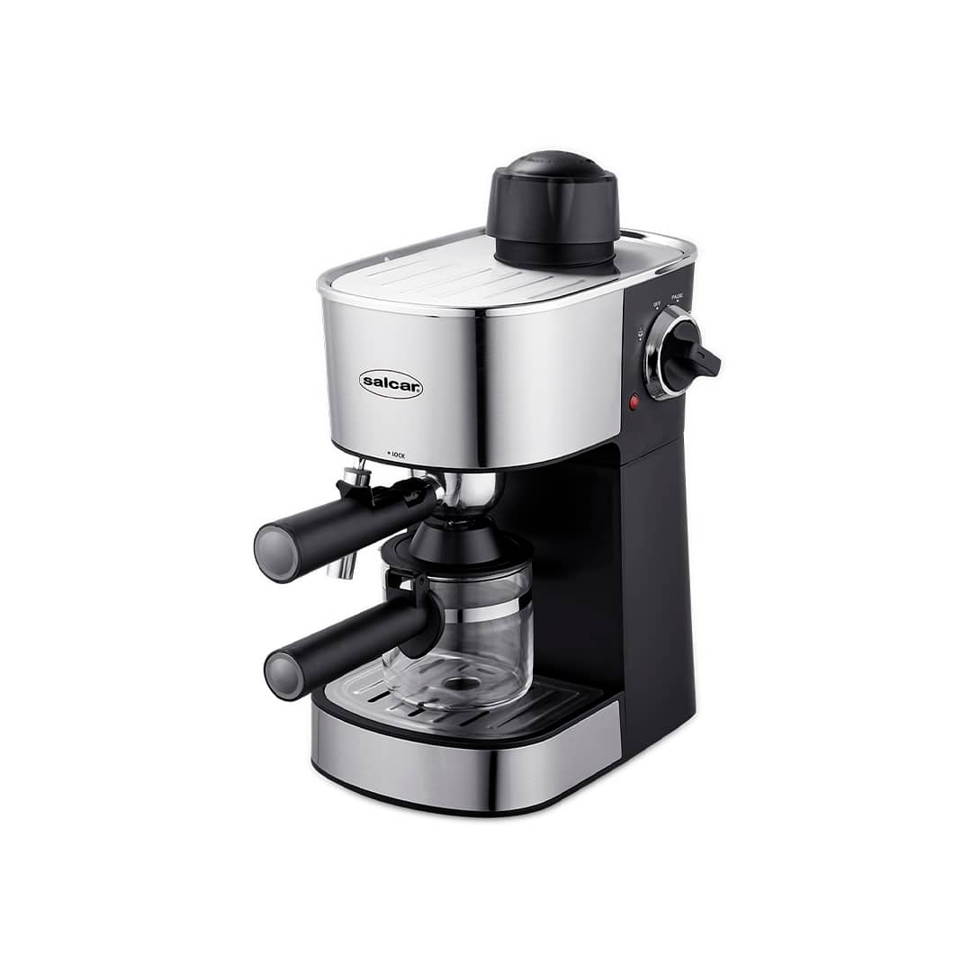 Salcar Cafetera para Espresso y Capuchino 4 Tazas SAL-CAFE4TSS Cafetera Salcar - Espresso y Capuchino / 4 Tazas