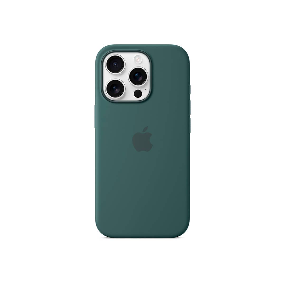 Apple iPhone 16 Pro Silicone Case Lake Green (MYYR3ZMA). -3 Case Silicone Apple iPhone 16 Pro