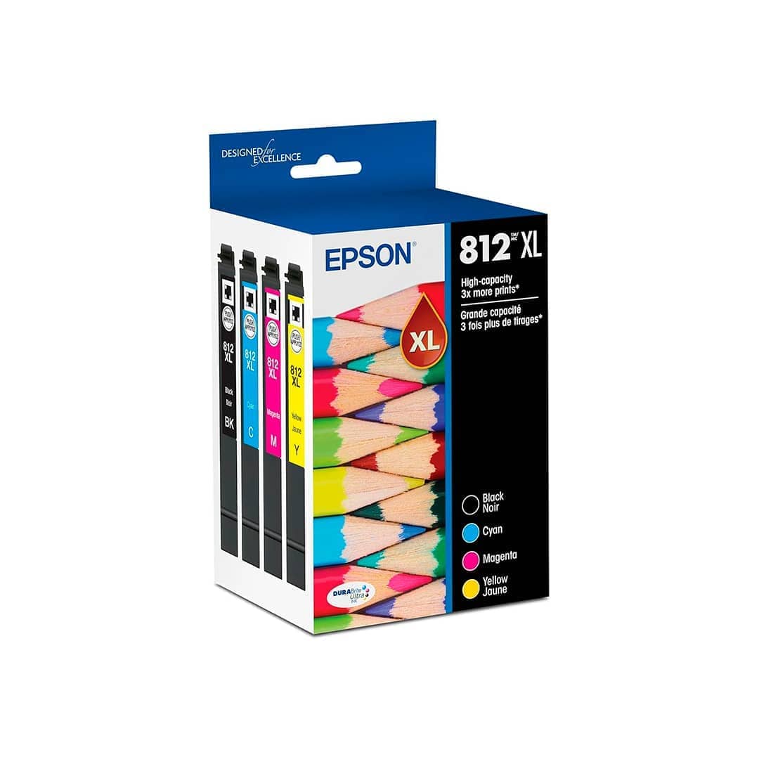 Epson DURABrite Ultra Ink 812 (T812520-S) 3 Pack Epson DURABrite Ultra Ink 812 - 3 Pack