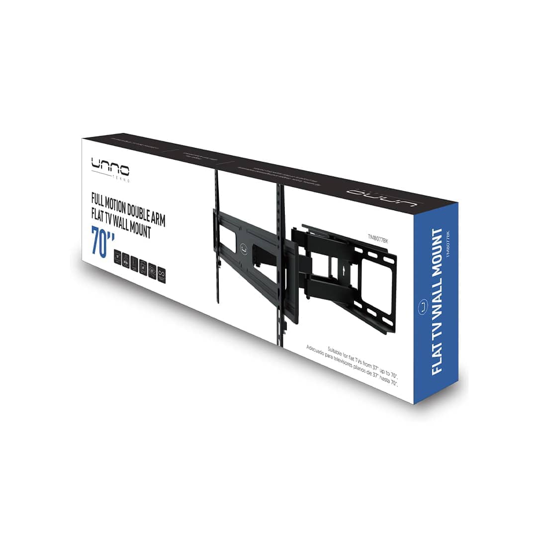 Unno Tekno. 37 - 70. Double Arm. TM8077BK -4 Base Unno Tekno 37" - 70" - Double Arm / TM8077BK