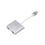 Adaptador Unno Tekno - USB-A a Dual HDMI