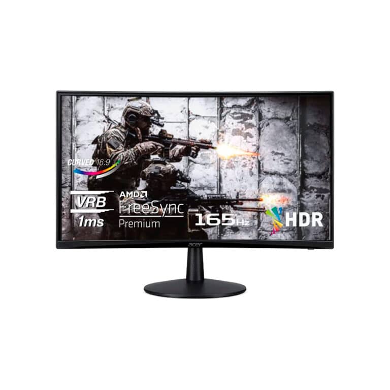 Monitor Acer Nitro ED240Q - 23.6" / 165Hz / 1ms