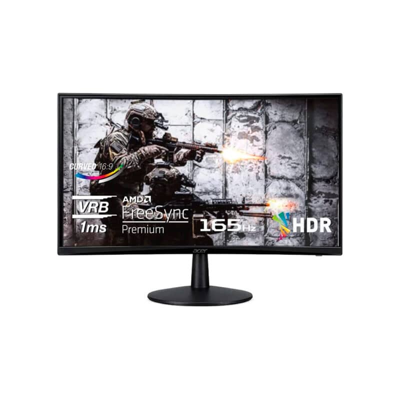 Monitor Acer Nitro ED240Q - 23.6" / 165Hz / 1ms