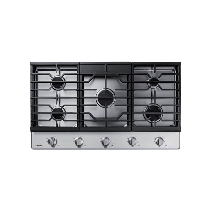 Placa de cocina Samsung de gas incorporada de 36" / 5 quemadores / NA36R5310FS/AA 