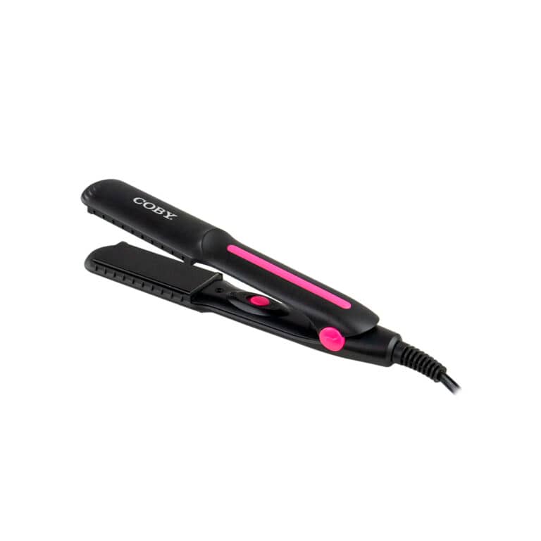 Coby Plancha de Cabello CY3366-3111, Negro-Rosa