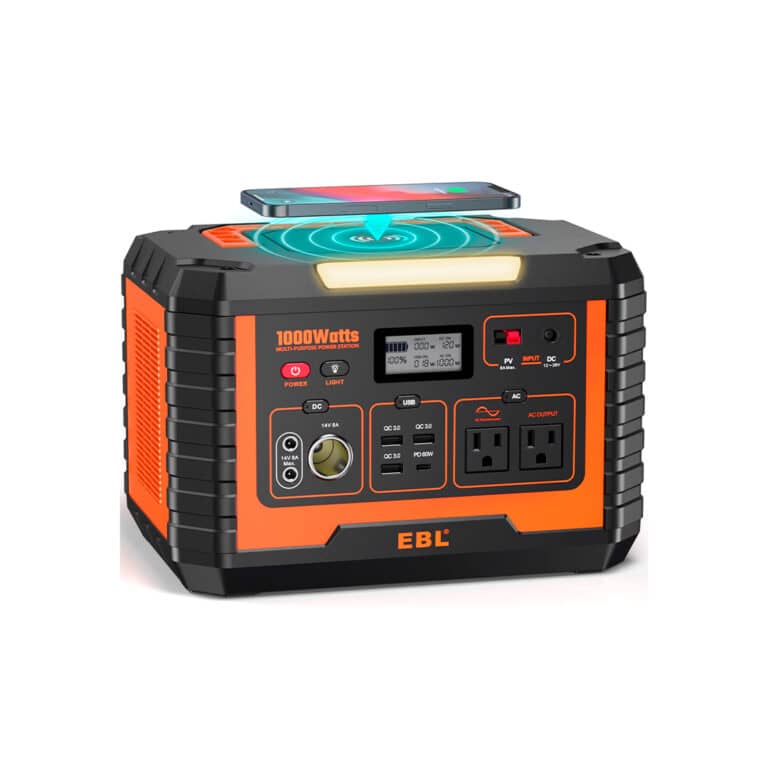 Planta eléctrica EBL Portable Power Station 1000W Solar