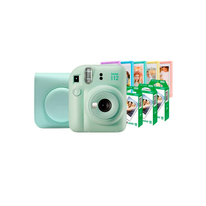 Cámara Fujifilm Intax Mini 12 + 30 Paper + Marcos (Combo B)