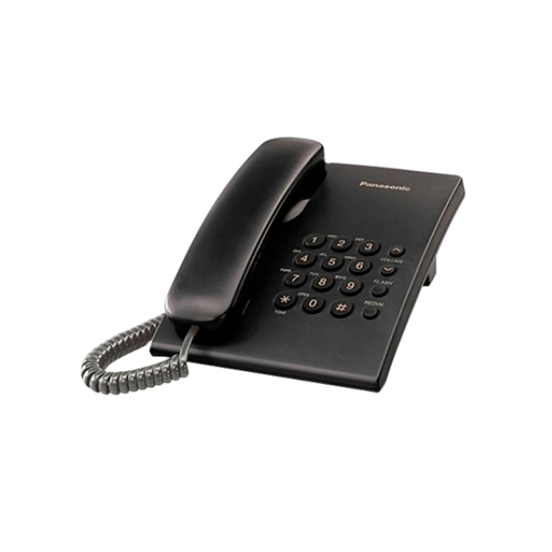 Panasonic Corded Phone KX-TS500LX1B Black Teléfono Panasonic KX-TS500LX1B