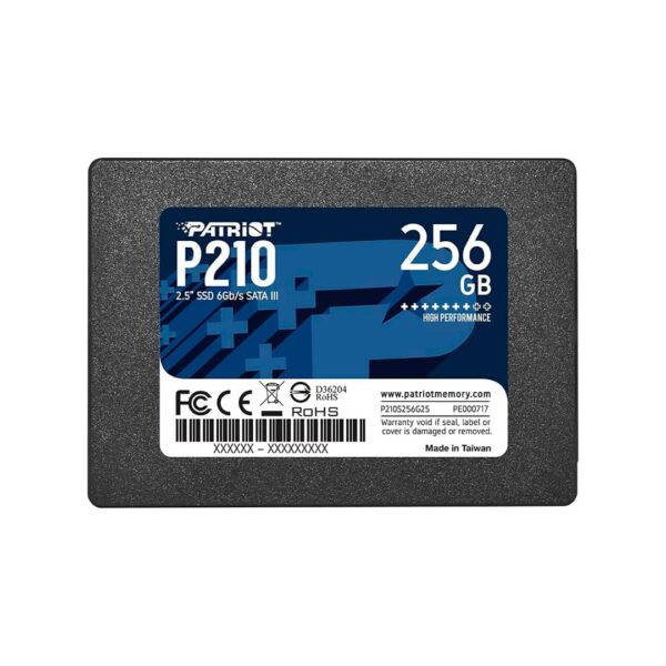 Disco Sólido Patriot P210 SSD SATA III 25" - 256GB