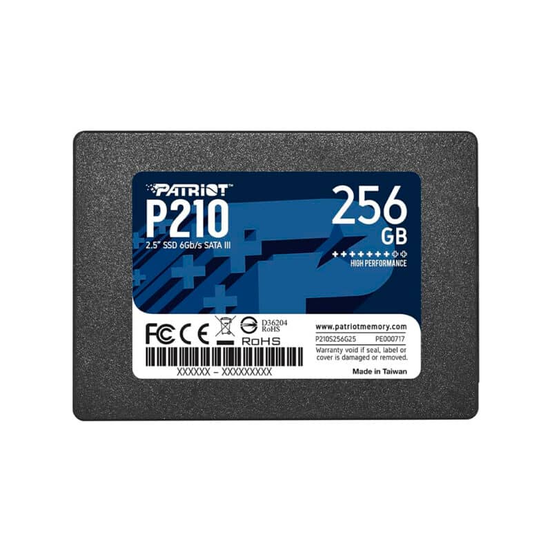 Disco Sólido Patriot P210 SSD SATA III 25" - 256GB
