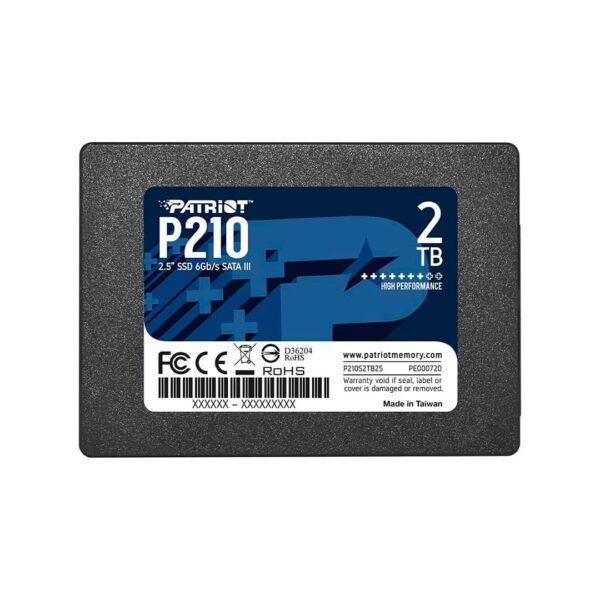 Disco Sólido Patriot P210 SSD SATA III 25" - 2TB