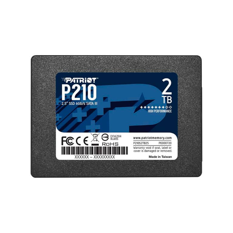 Disco Sólido Patriot P210 SSD SATA III 25" - 2TB