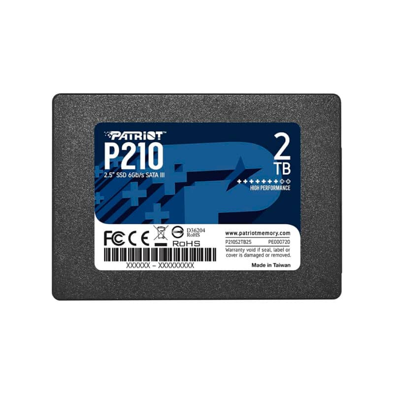 Disco Sólido Patriot P210 SSD SATA III 25" - 2TB