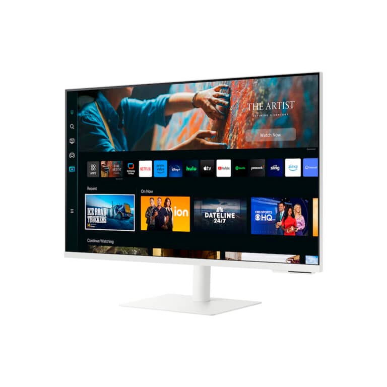  Monitor Smart Samsung 27" M70C  (LS27CM701UNXZA), 4K UHD with Streaming TV USB-C and Ergonomic Stand.