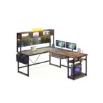 Escritorio Gamer SEDETA DJ502952-5 L Shaped Desk Power Outlet 