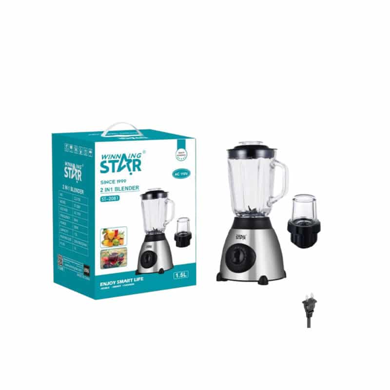 Licuadora WINNINGSTAR ST-2081 - 2 en 1 / 1.5L
