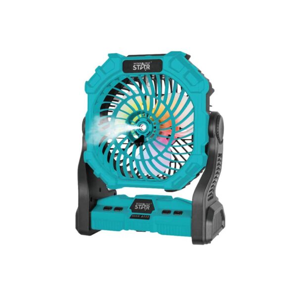 Ventilador Recargable de Mesa WINNINGSTAR ST-4069 - 6"