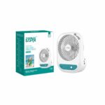 Ventilador de Mesa WINNINGSTAR ST-4052 - 6" / Luz LED 