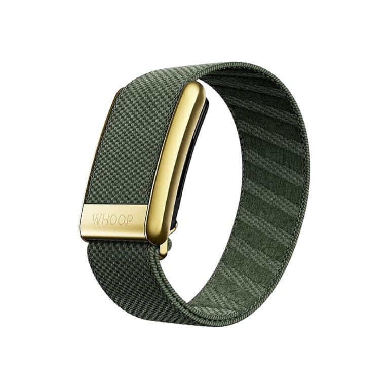 Pulsera de actividad Whoop 4.0 Superknit Luxe Band Ivy & Gold