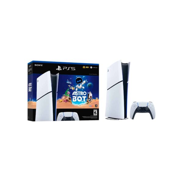 Sony Playstation 5 Slim Digital Edition Astro Bot Bundle CFI-2015 (USA) 1TB, White
